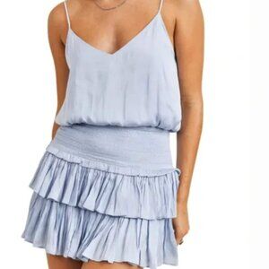 Reset Silky Amore Skirt Light Blue Size S